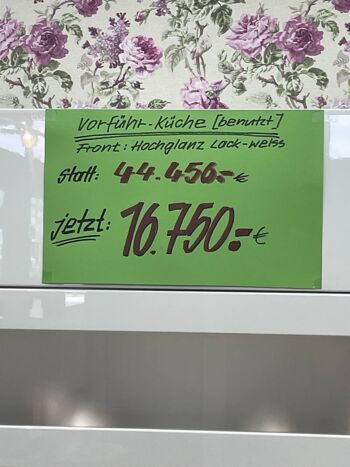 Küchen Lohr - Vorfürküche zum Abverkauf